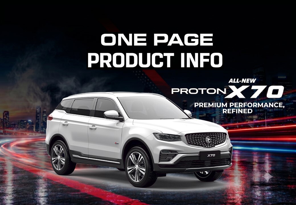 One Page Product Info: All-New X70 Image